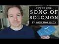 How to Read Song of Solomon by Toni Morrison