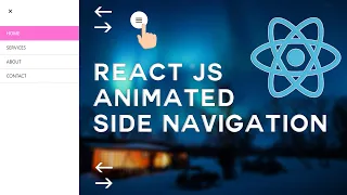 React js Animated side Navigation Build a Navigation using framer motion framer motion in React