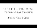 C Programming Practice Fall 2023 - 11 01