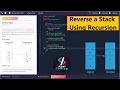 Reverse a Stack Reverse a Stack Using Recursion Reverse a Stack Using Recursion Reverse Stack