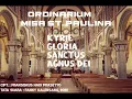 Lagu Ordinarium Misa st. Paulina (Audio) || Lagu Misa Katolik