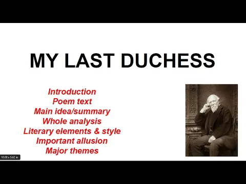 Download MP3 My Last Duchess by Robert Browning
