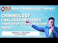 Download Lagu CRIMINOLOGY THEORIES OF CRIME CAUSATION FINAL COACHING SERIES PART 1