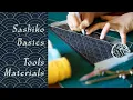 Lagu Basics of Sashiko 1 | Tools, Materials and Alternatives for Beginners
