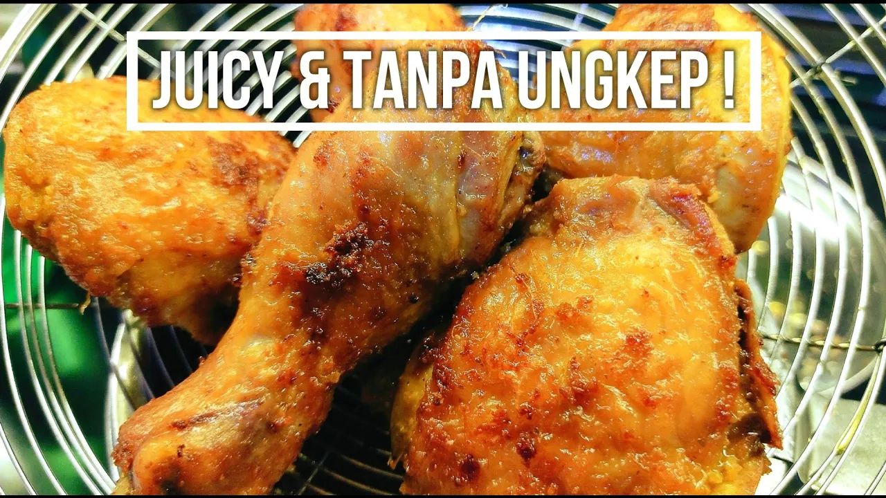 RESEP AYAM GORENG ENAK DAN GURIH (FRIED CHICKEN RECIPE). 