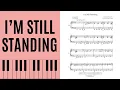 Download Lagu I'm Still Standing, Piano [with score]