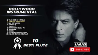 TOP 10 BOLLYWOOD SONGS BEST BOLLYWOOD SONGS INSTRUMENTAL FLUTE VERSION SHAH RUKH KHAN 