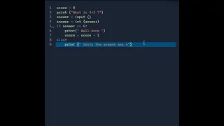 Python - simple a scoring system