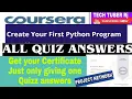 Create Your First Python Program All Quiz Answers Coursera Quiz Answers