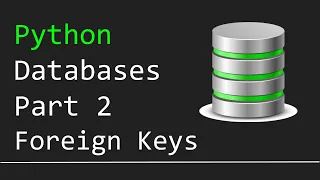 Databases Python with SQLite3 - Part 2
