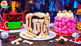 🎃 Pasteles Terroríficos de Halloween 2026 💀🎂 | Pastel de Hueso, Diablo y Calavera Rosa | DeliWow