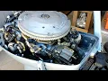 EVINRUDE JOHNSON 9 9HP AND 15HP CARBURETOR CLEANING COMPRESSION TEST AND IMPELLER REPLACING