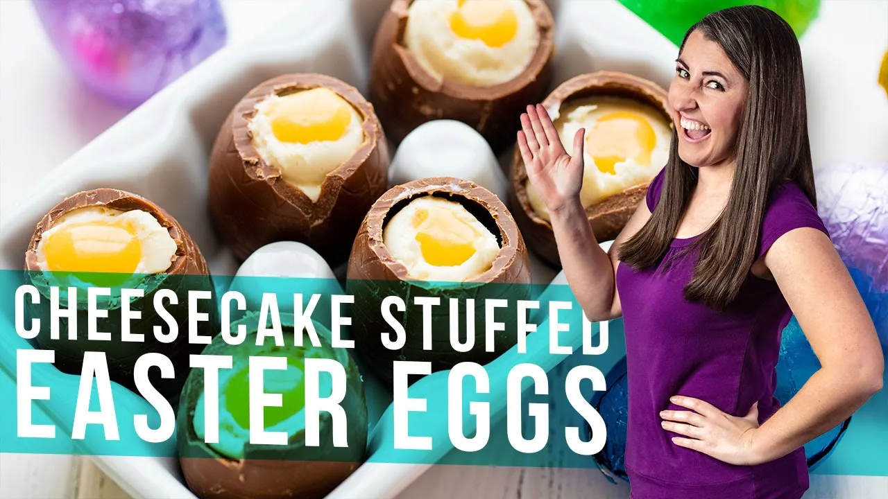 How to Make Cheesecake Filled Easter Eggs   The Stay At Home Chef