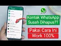 Download Lagu Cara Menghapus Kontak WA yang Tidak Bisa Dihapus