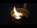 Roasting marshmallows and s’mores on the roof top.