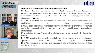 TEA na Educação – Parte 3 | Concurso Professor SME-SP