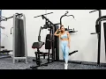 Home Gym with Pull Up Tower And Leg Developer Workout - Dynamo Fitness Equipment