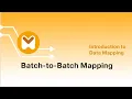 Batch to Batch Data Mapping with MapForce