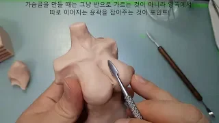 Sculpey Figures 스컬피 피규어 조형 여자 상반신 Ver 2019 