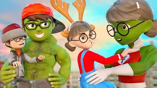 Nick Hulk & She-Hulk: A Happy Family Adventure | Scary Teacher 3D