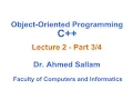Object-Oriented Programming with C - Lecture 2 Part