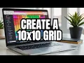Paano Mag-Code ng Responsive 10x10 Grid