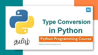 Python Programming in Tamil Type Conversion in Python Manojkumar C