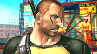 Street Fighter X Tekken Cole MacGrath Intro Win Poses PS3 