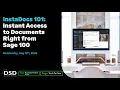 InstaDocs 101 Instant Access to Documents Right from Sage 100