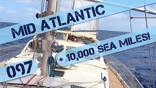 Fishing Mid Atlantic Ocean and Living At Sea when the Freezer Breaks Down !  Ep97