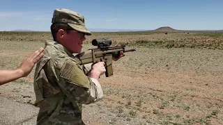 تجربه سلاح سكار SCAR 