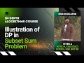 Illustration of DP in Subset Sum Problem Algorithms Lecture 74 The cs Underdog