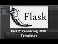 Flask Tutoral P 2 Rendering HTML Templates
