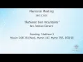 Riverwood Memorial Meeting - 8th March 2026