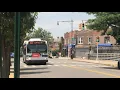 Q55 Bus Action at Myrtle Ln