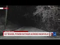 Icy roads and power outages across Nashville