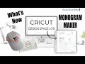 NEW MONOGRAM MAKER CRICUT DESIGN SPACE v7 9