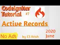 Active Records in Codeigniter in Hindi