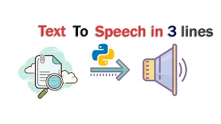 Text To Speech conversion in python Python Project