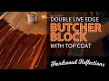 Double Live Edge Saman Hardwood Table Top with Top Coat - New to Home Depot in February 2021