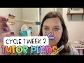 CC Cycle 1 Week 2 Tutor Plans class