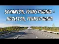 Drive Pennsylvania Scranton to Hazleton
