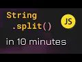 String split in JavaScript Programming Hindi - JavaScript Tutorial