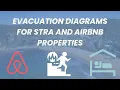 Evacuation Diagrams for the Short Term Rental Industry Airbnb Fire Evacuation Plan Diagrams
