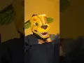 dog dinomask making