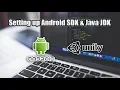 How To Set Up Android SDK Java JDK on Unity