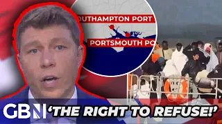 ‘Good for them!’ | Patrick Christys PRAISES some British ports for REFUSING to take illegal migrants