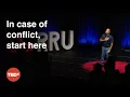 The powerful first step of conflict resolution Zab Vilayil TEDxRRU