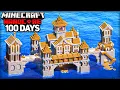 Download Lagu I Survived 100 Days Building a MEGABASE in Minecraft Hardcore