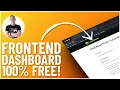 Build A Simple WordPress Frontend Dashboard 100 FREE TOOLS